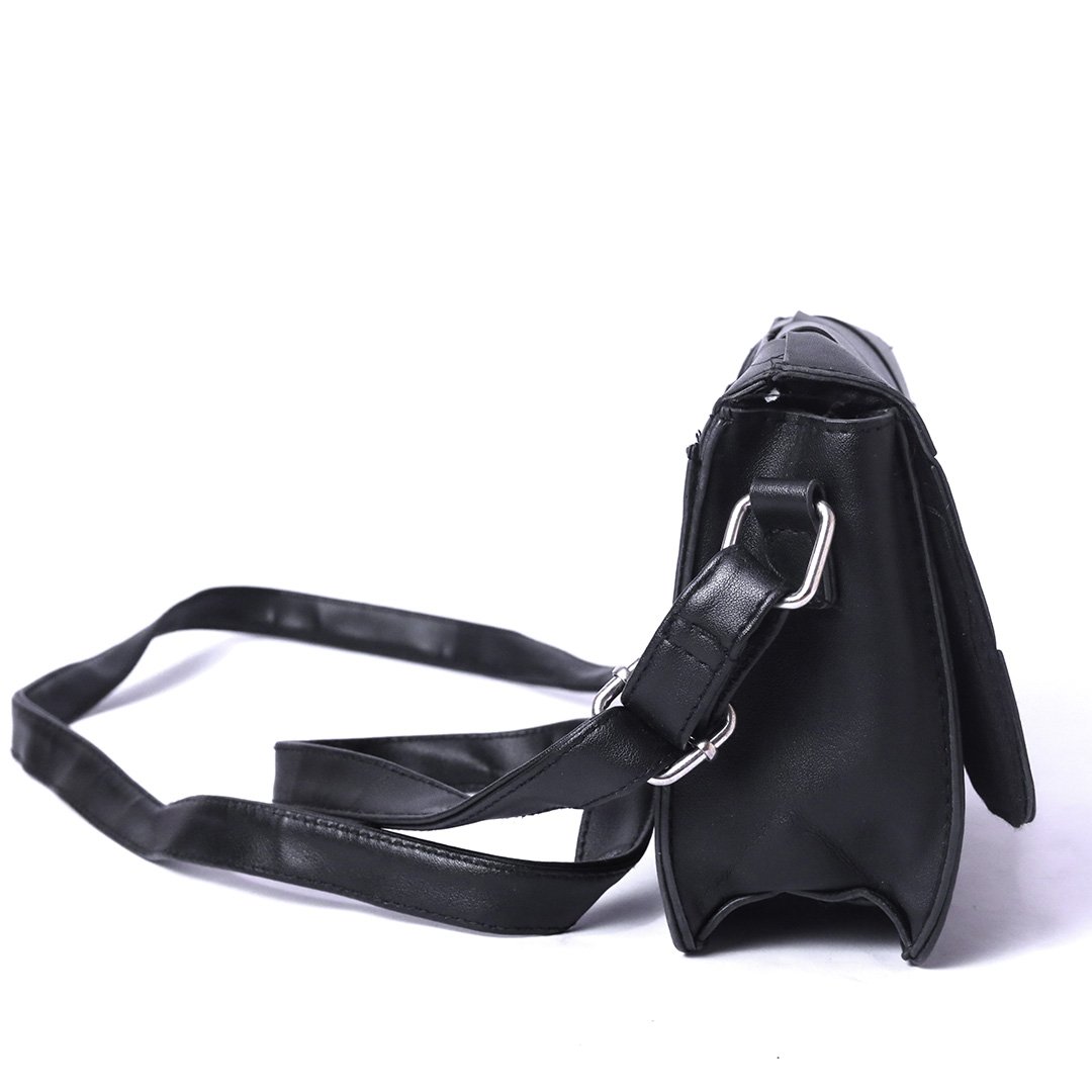 Women Woven Leather Crossbody Bag - Image 3