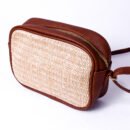 Woven Front Crossbody Bag
