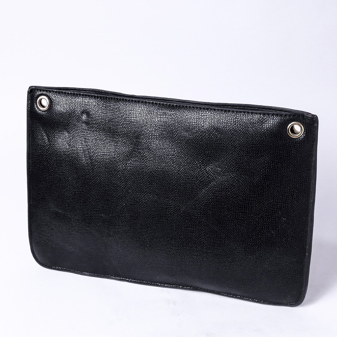 Black Minimal Clutch Bag