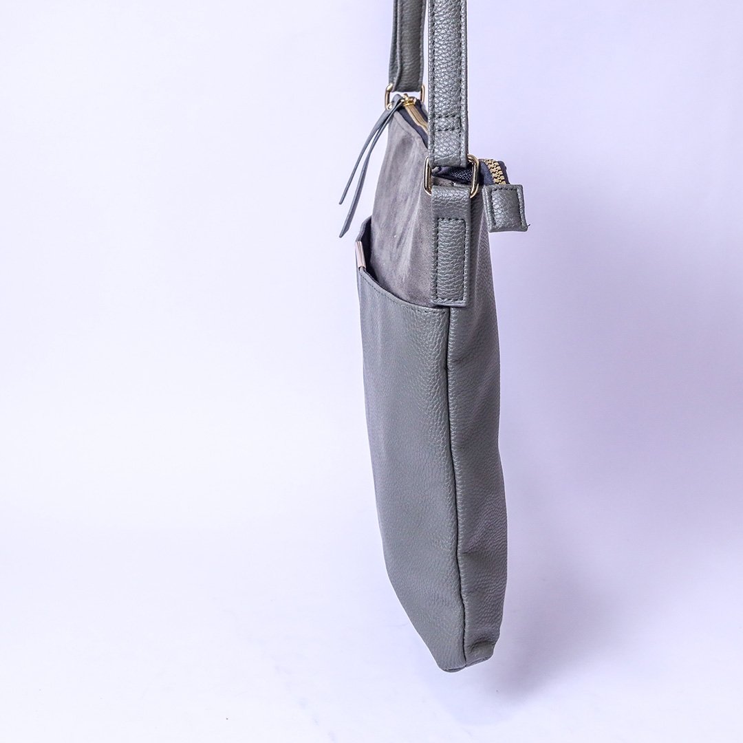 Dark Grey Crossbody Bag - Image 3