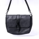 Black Buckle Crossbody Bag