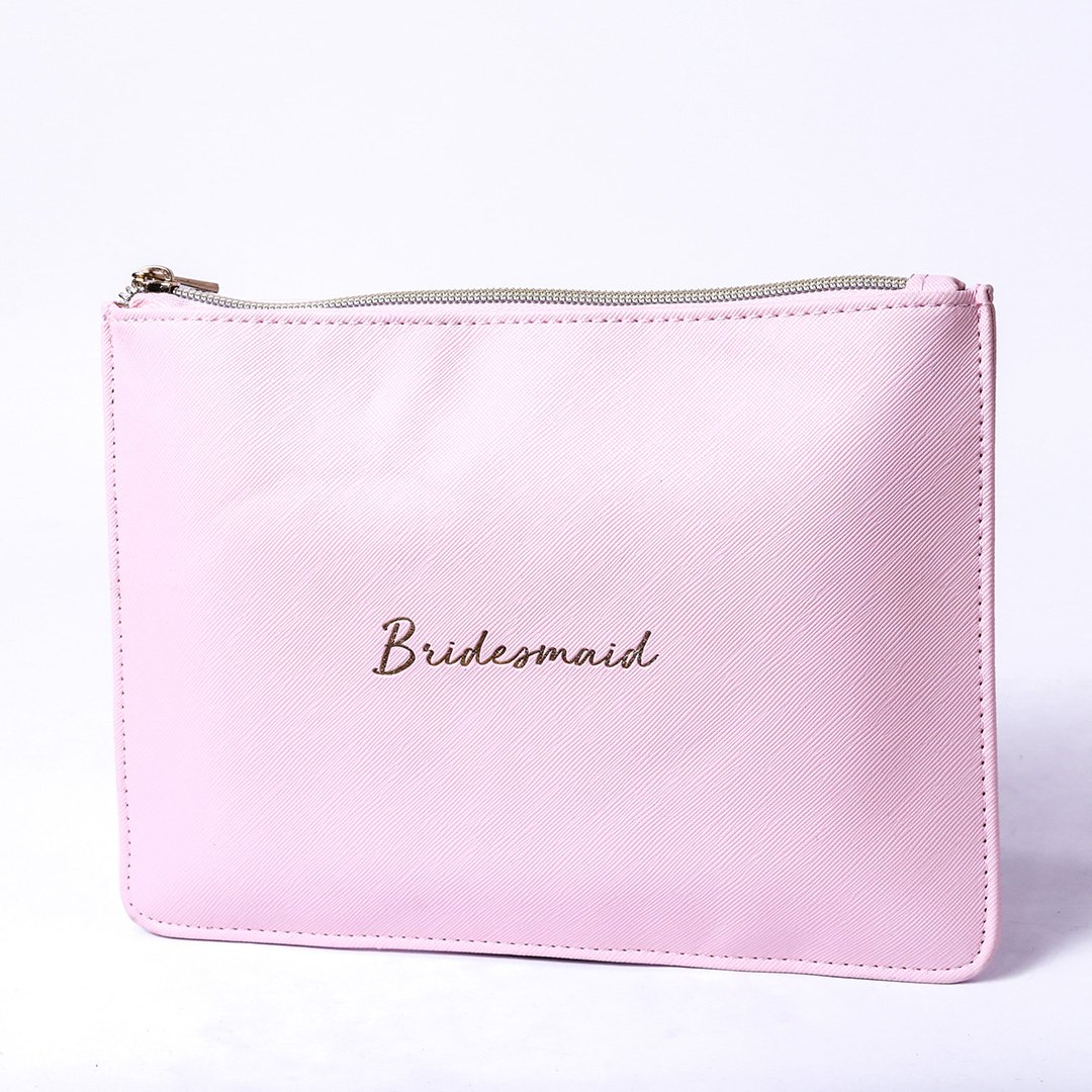 Pink Bridesmaid Pouch