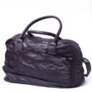 Dark Brown Leather Travel Bag