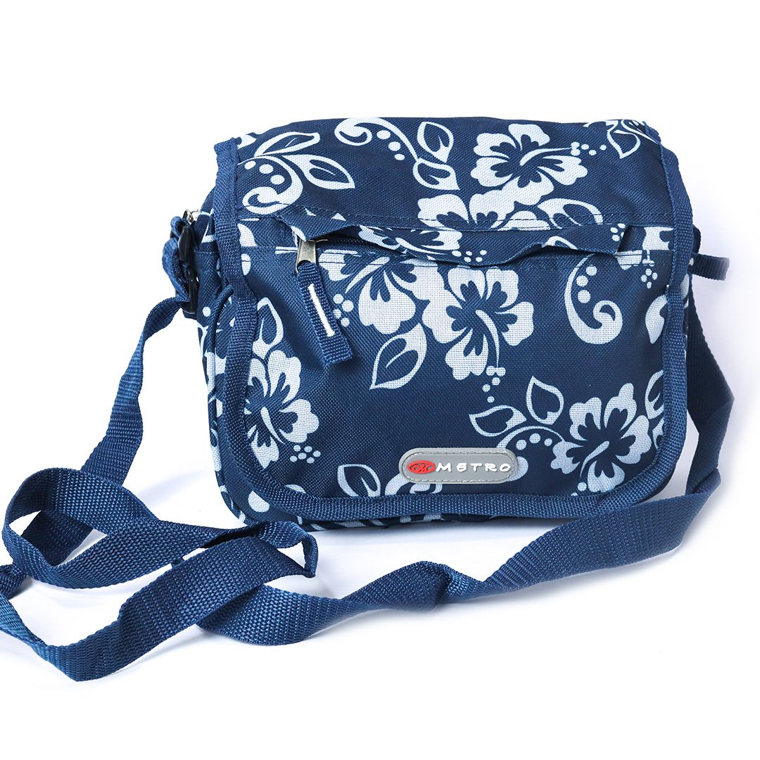 METRO Women’s Floral Crossbody Bag – Blue