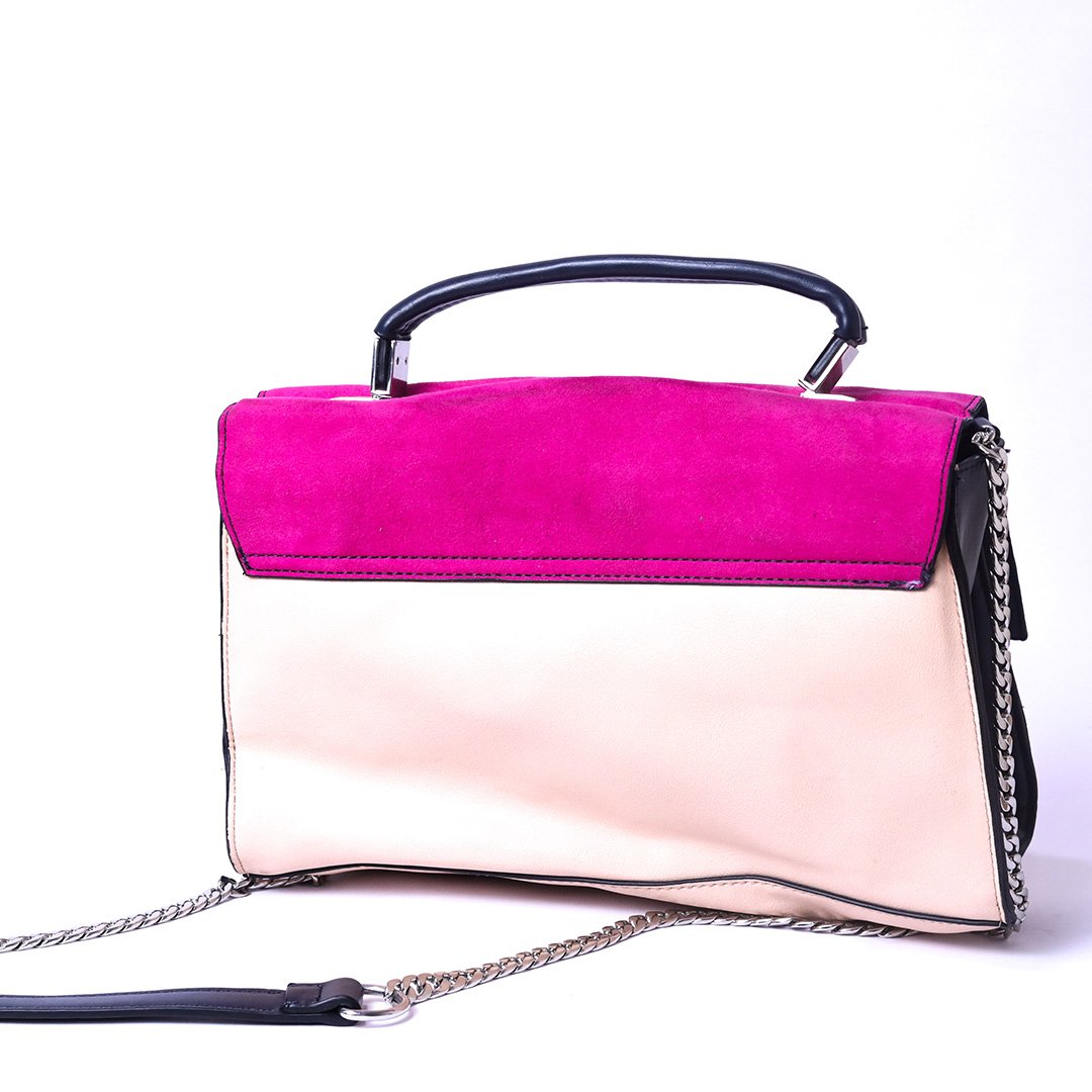 Color Block Women’s Top Handle Crossbody Bag - Image 2