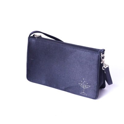 Minimal Black Women’s Clutch Wristlet Bag