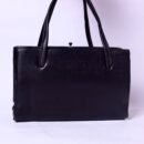 Black Classic Frame Handbag
