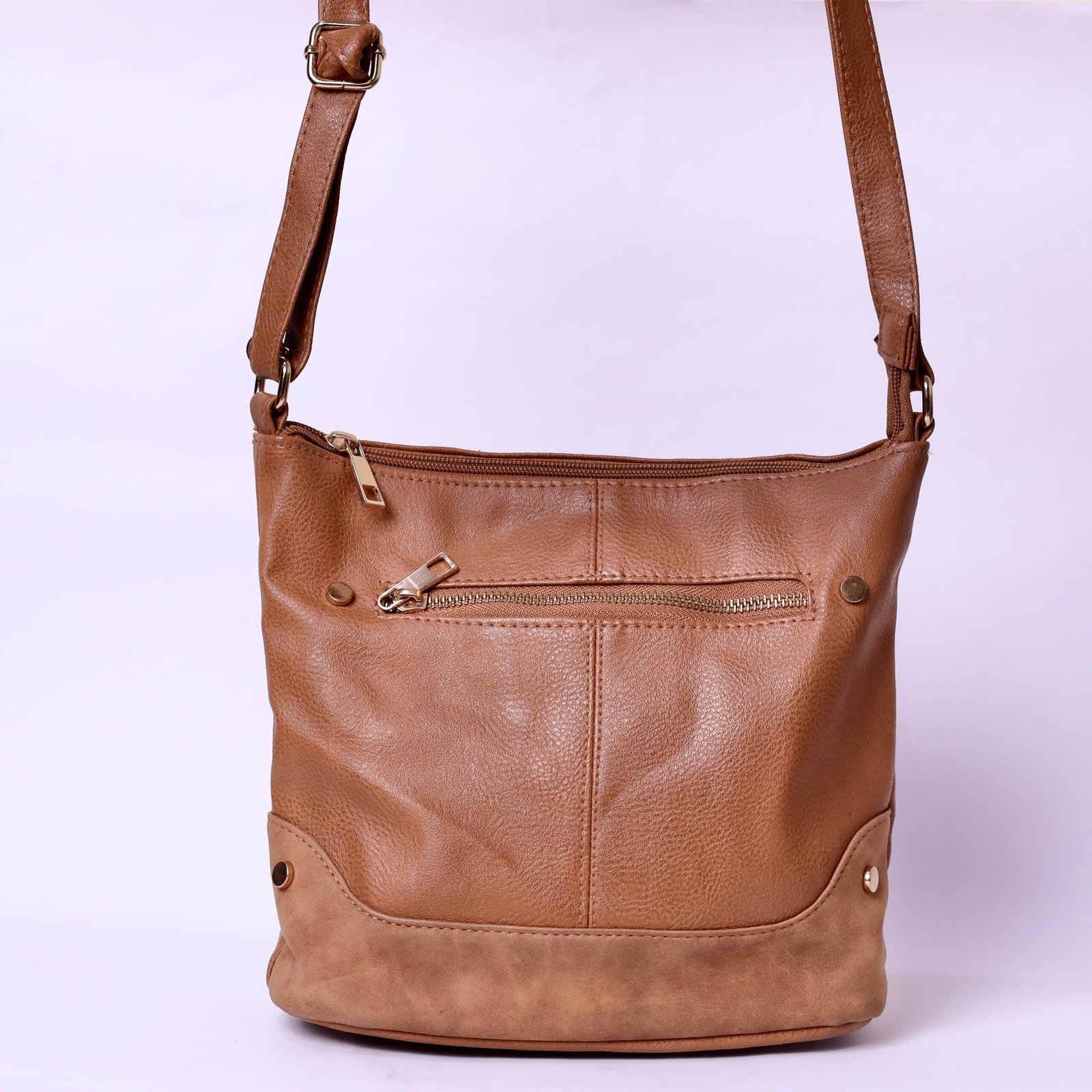 Brown Leather Crossbody Bag