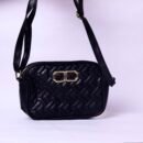 Black Quilted Crossbody Bag