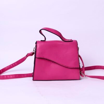 Pink Mini Top Handle Crossbody Bag