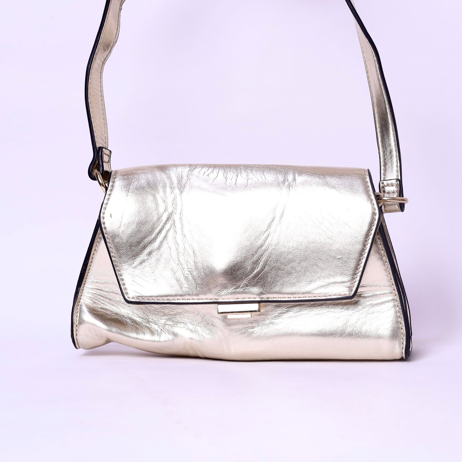 Metallic Gold Shoulder Bag