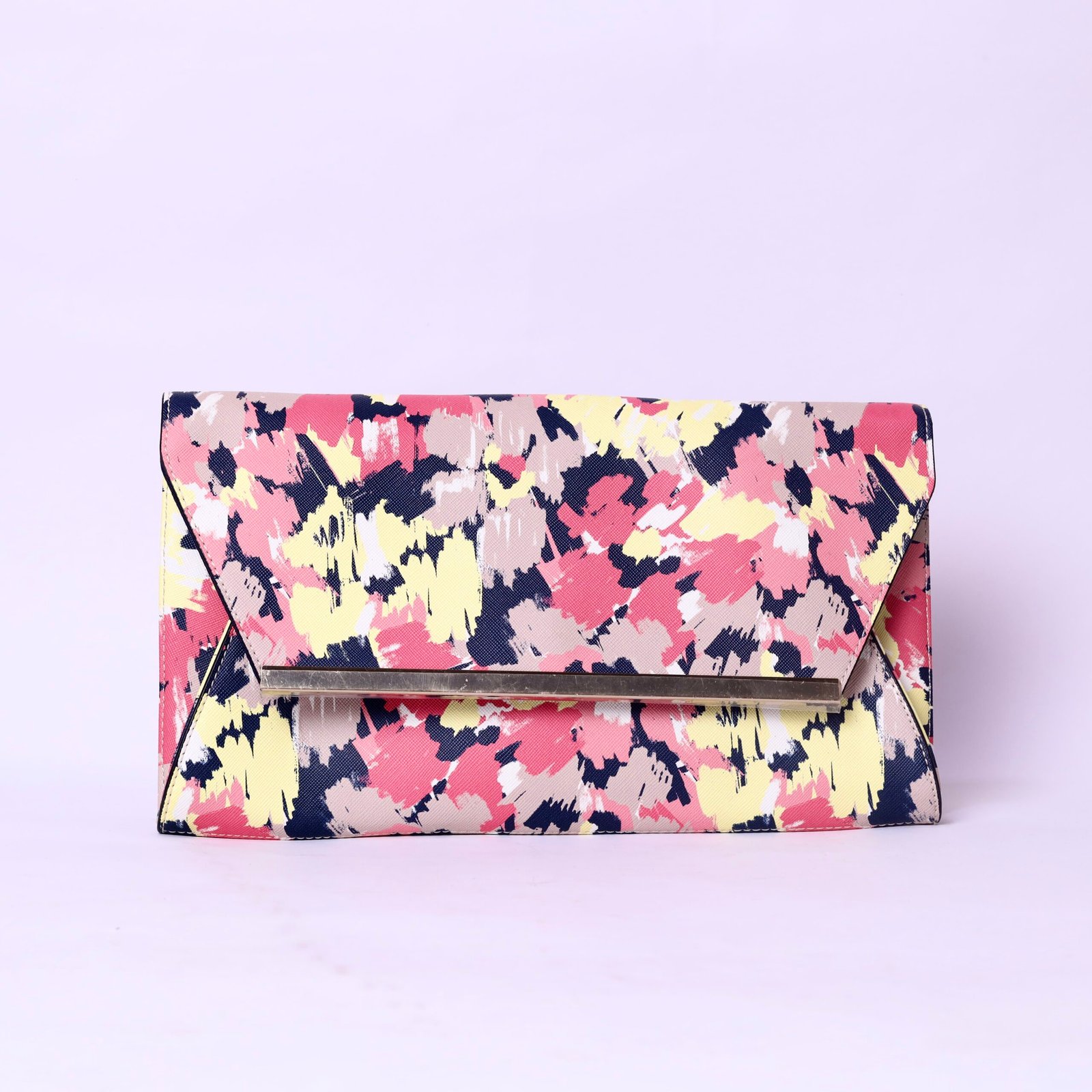 Floral Envelope Clutch Bag