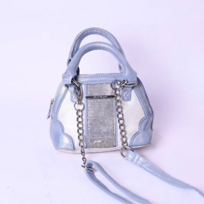 RIVER ISLAND Mini Rhinestone Top Handle Bag
