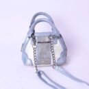RIVER ISLAND Mini Rhinestone Top Handle Bag