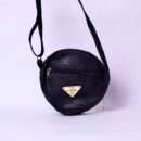 VIA ROMA Italian Style Round Crossbody Bag