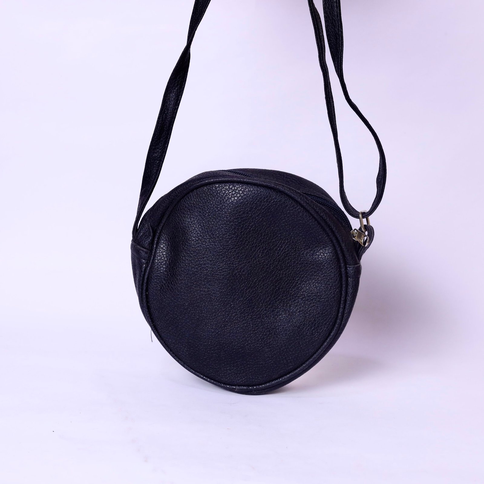 VIA ROMA Italian Style Round Crossbody Bag - Image 3